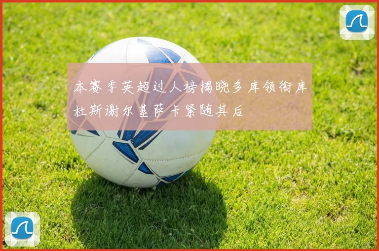本赛季英超过人榜揭晓多库领衔库杜斯谢尔基萨卡紧随其后